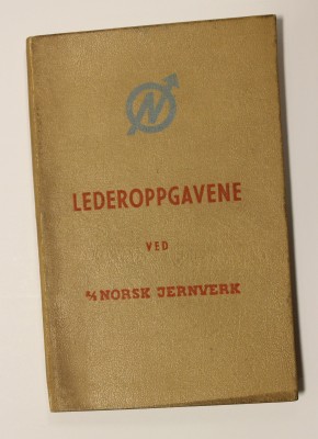 Lederoppgavene ved A/S Norsk Jernverk, fra 1956.