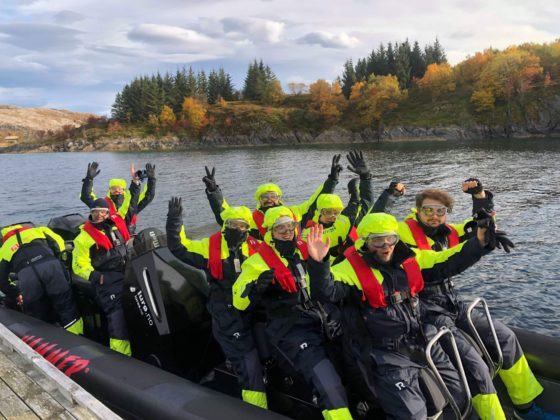 Traineene klare for ribbtur på Helgelandskysten