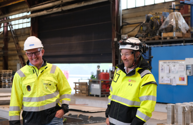 God stemning mellom Olsen og Andersson.